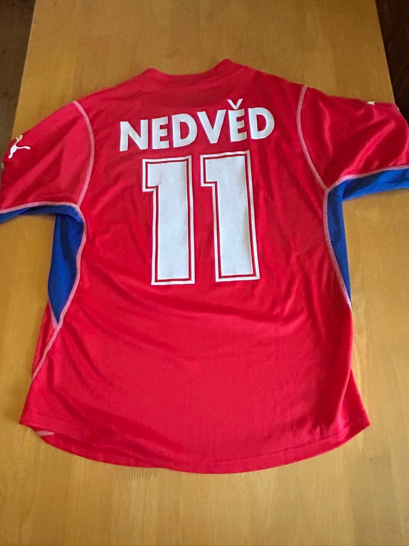正規品 中古 希少 チェコ代表 ネドベド Lサイズ ユニフォーム