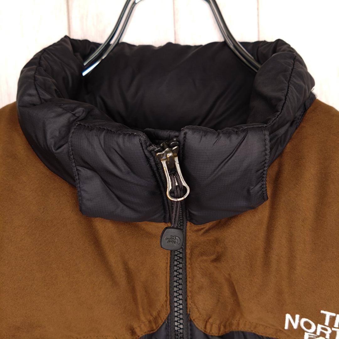 《激レア》ノースフェイス☆ヌプシダウンジャケットL刺繍ブラックD51168
