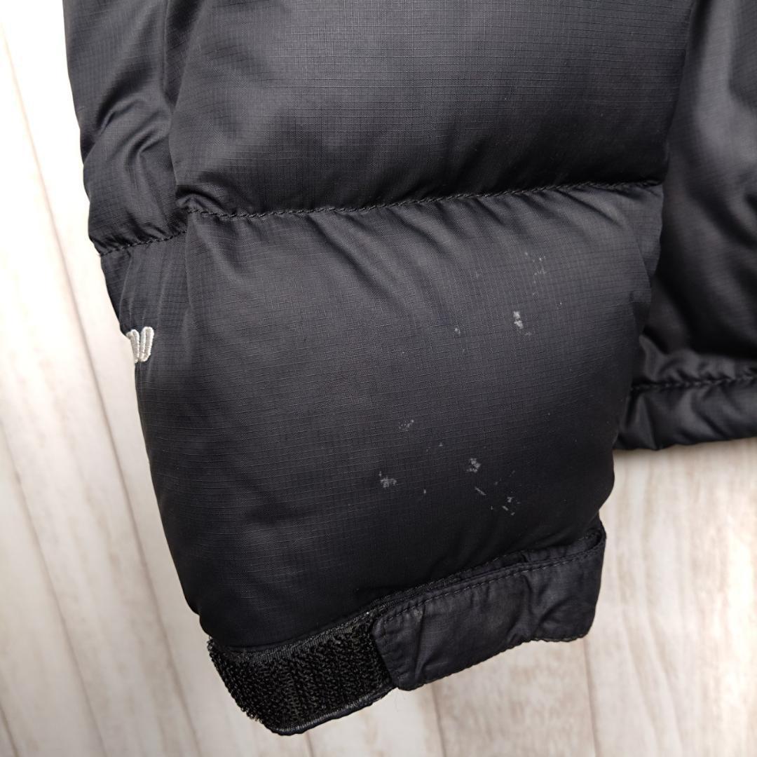 《激レア》ノースフェイス☆ヌプシダウンジャケットL刺繍ブラックD51168