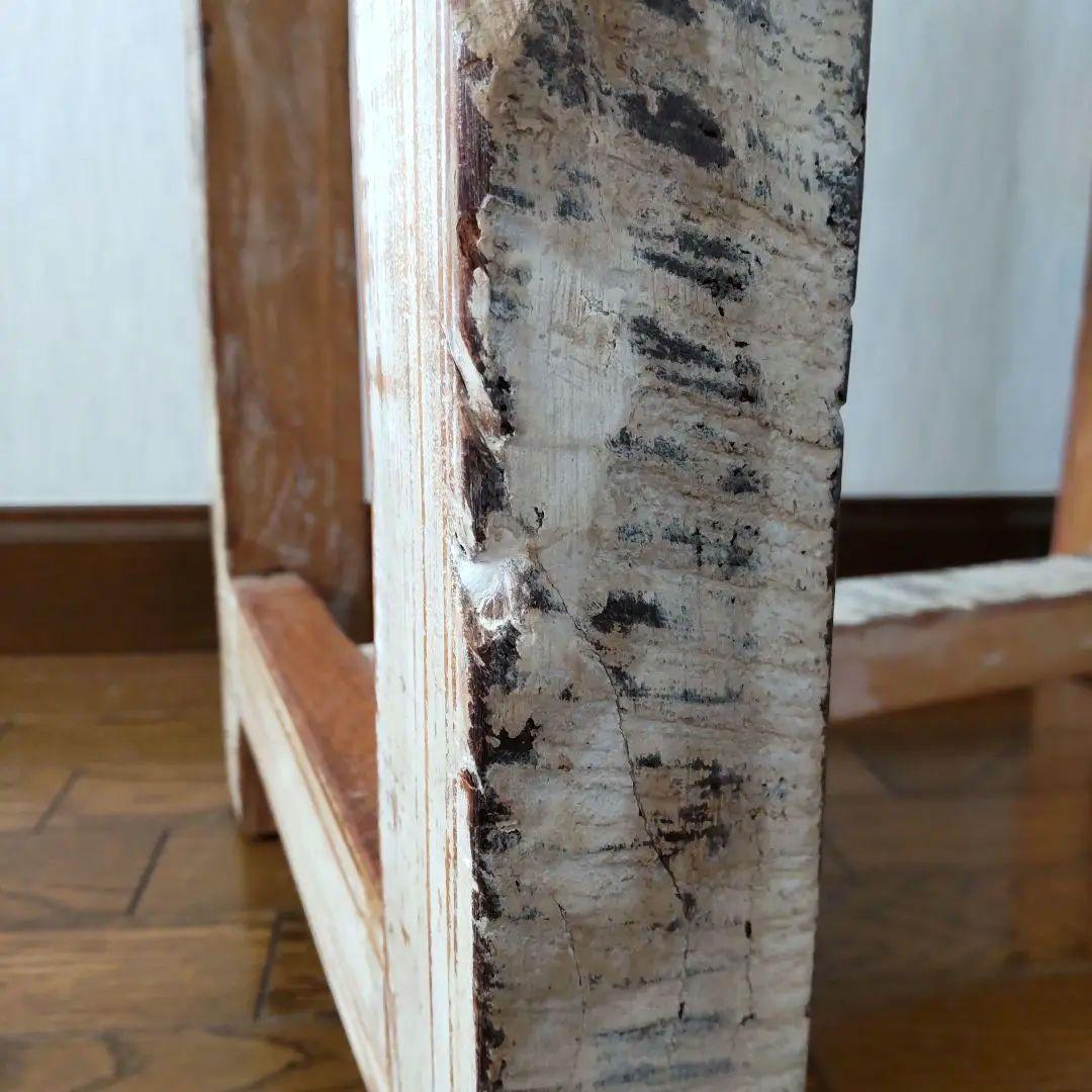 古木 天然木 テーブル 机 台 ブロカント ヴィンテージ 家具 古道具