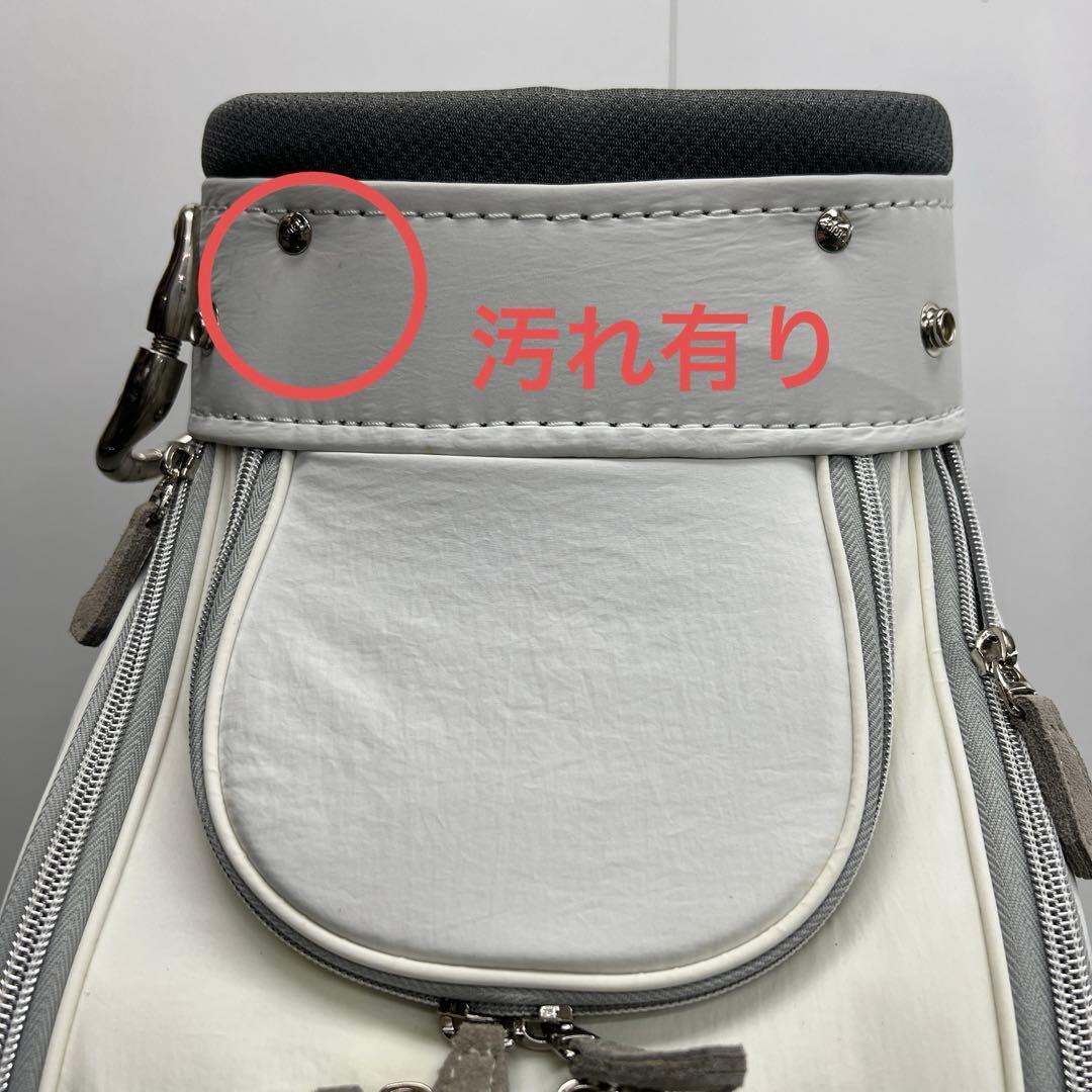 OUUL オウル 8インチ　ホワイト　ゴルフバッグ　キャディバッグ