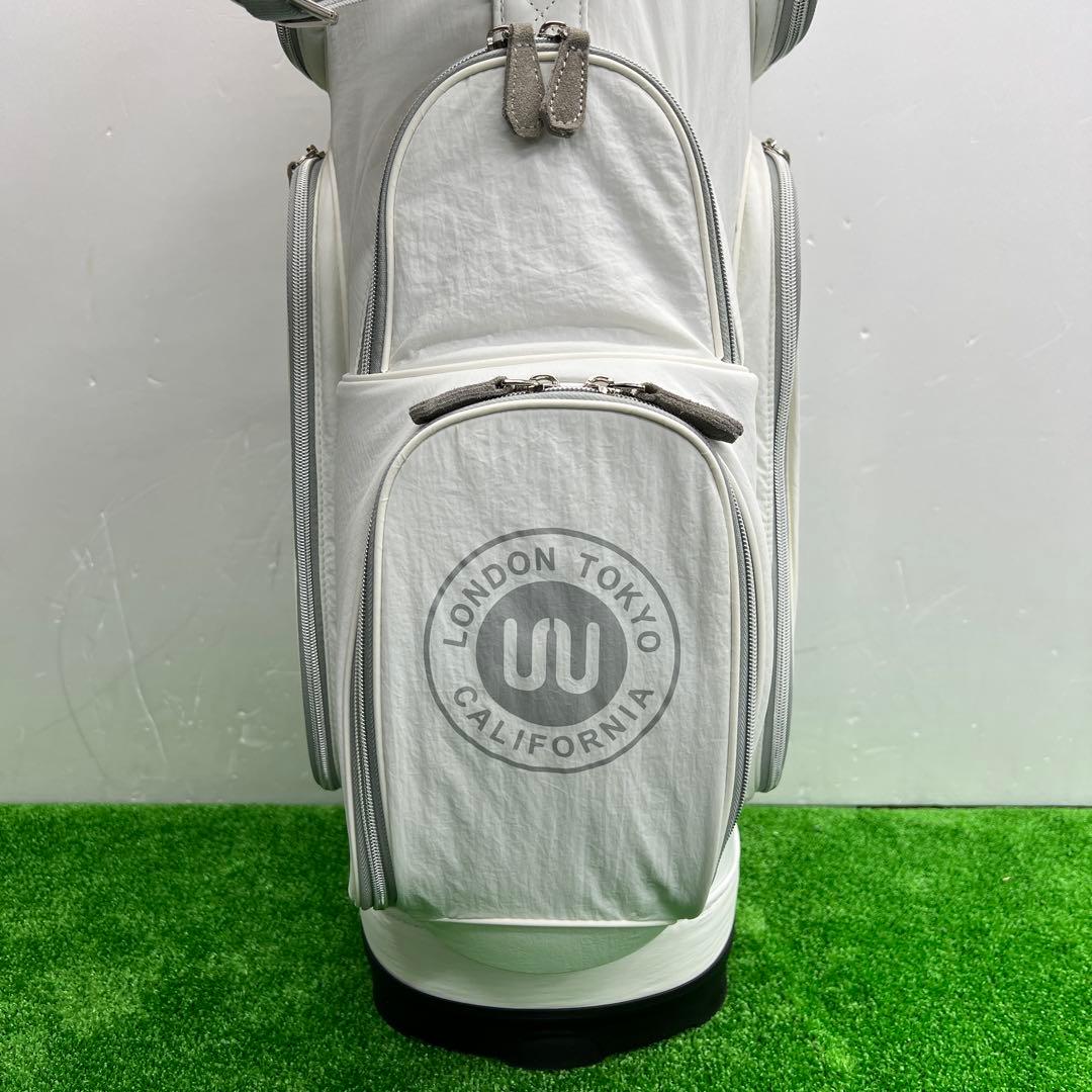 OUUL オウル 8インチ　ホワイト　ゴルフバッグ　キャディバッグ