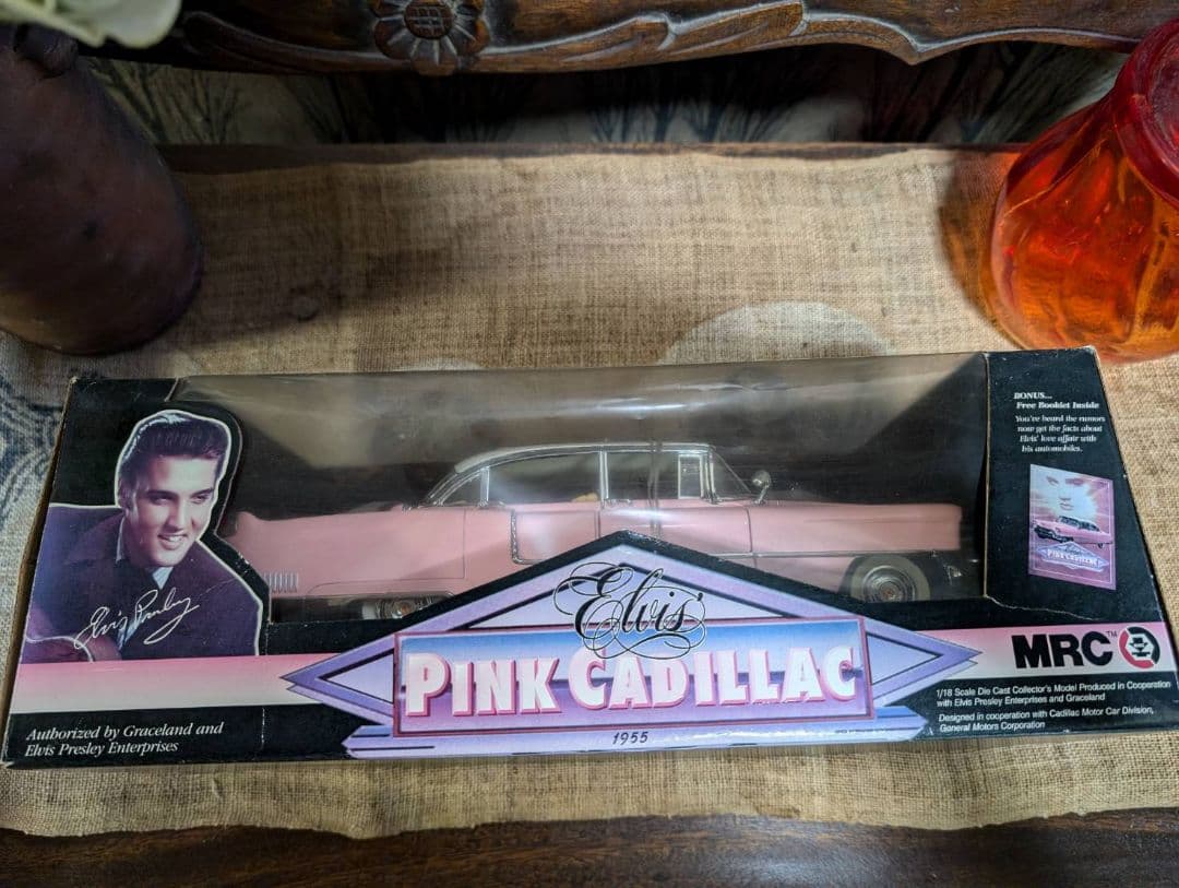 自動車 MRC 1955 Pink Cadillac 1/18