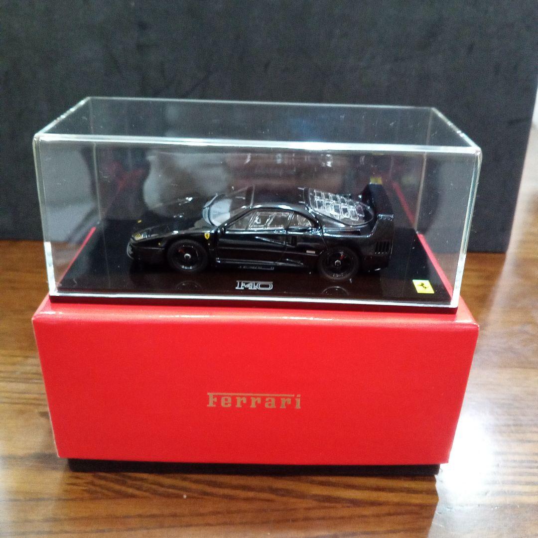 ミニカー京商　フェラーリ F40 ライトウェイトバージョン　ブラック 1/43