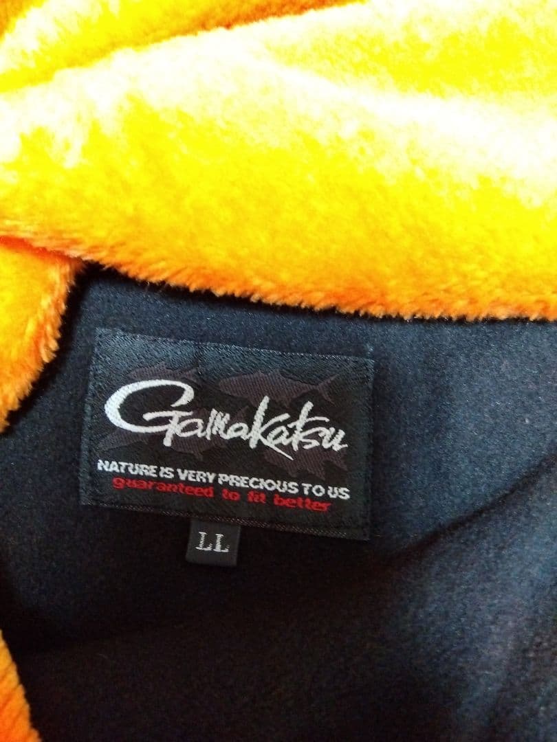 がまかつ　防寒着　防寒対策　ボアフリース　オレンジ　LL 　防寒フリース