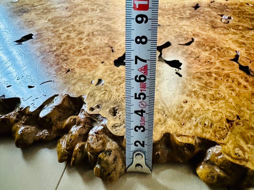 天然木☆花梨☆カリン☆瘤一枚板☆花台 華台 置き台 飾り板 敷板 ☆美品