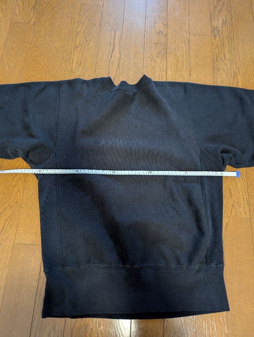 90s Champion リバースウィーブ スウェット 無地 ブラック