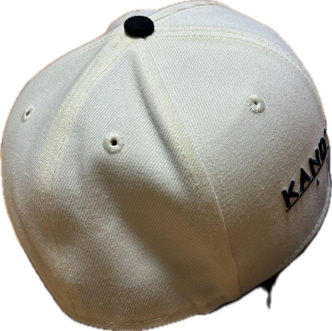 KANDYTOWN スナップバックキャップ ホワイト/ブラック