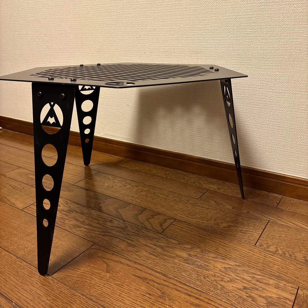 ANCAM メタヘキテ L 脚長 六角形 アイアン テーブル✨