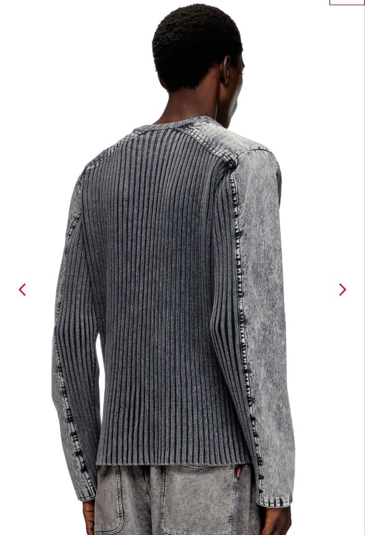 最終値下げ！DIESEL ニットライダース ニットジャケット ドライバーズニット