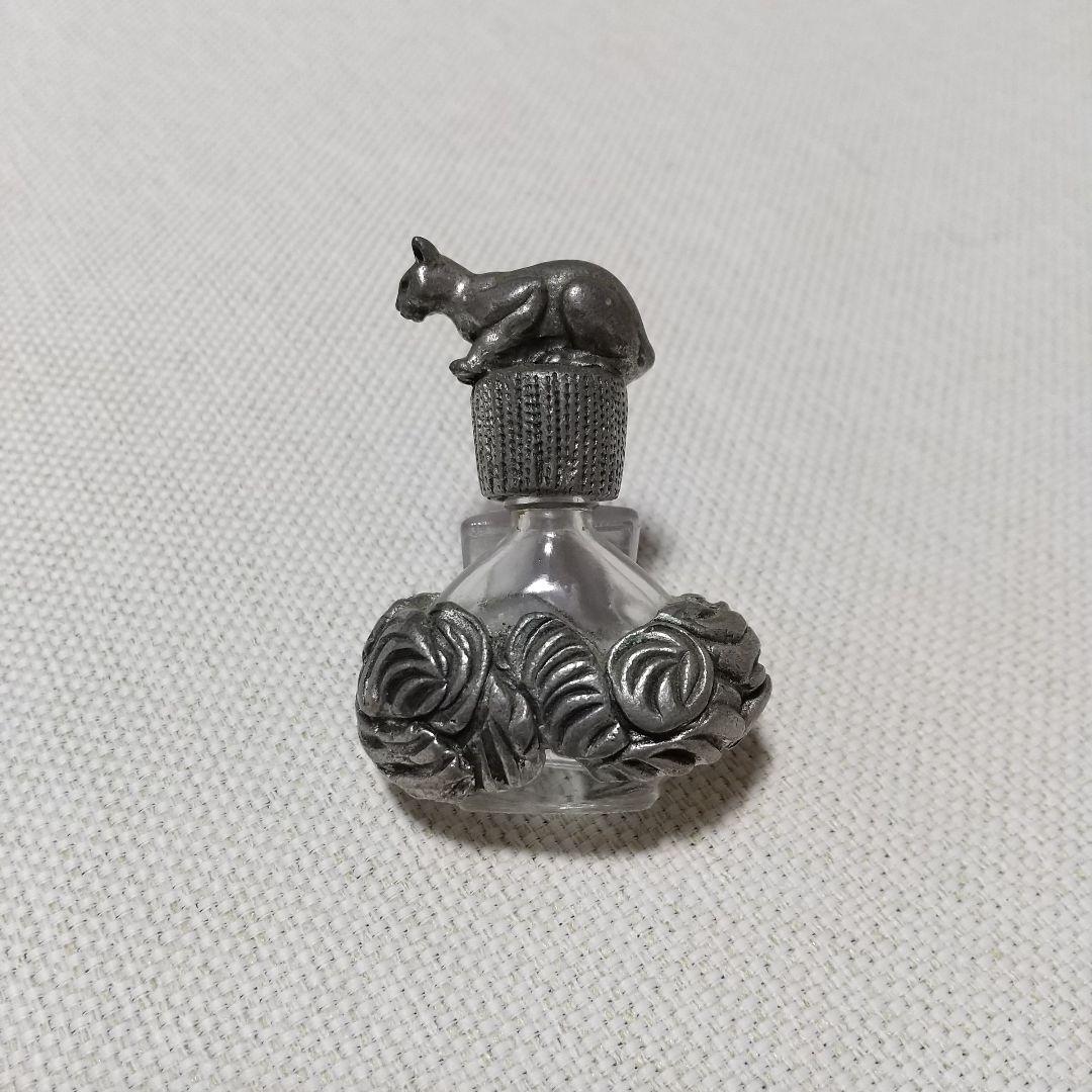 猫の小瓶 香水瓶 フランス 20世紀