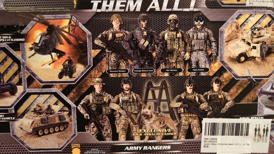 エリートフォース セット ELITED FORCE 激レア ミリタリーフィギュア