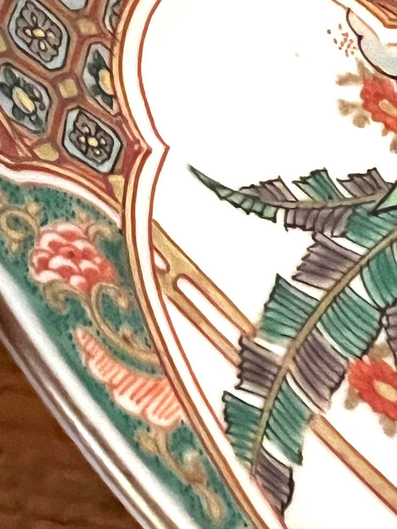 蔵出し　大皿　アンティーク　古伊万里