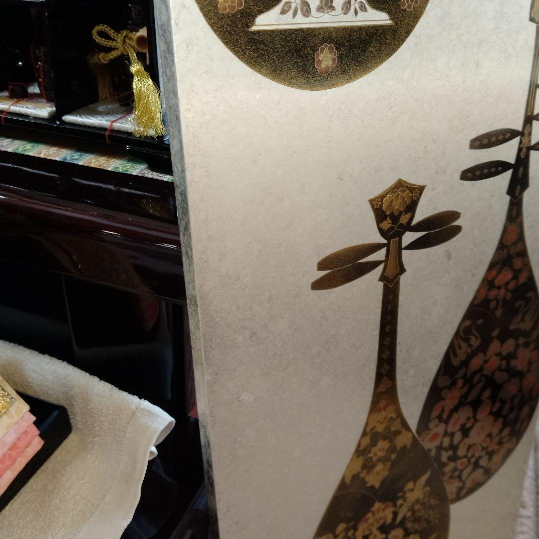 【希少】薩摩琵琶　筑前琵琶　高級　金細工　銀細工　伝統　日本　文化　楽器　壁掛け