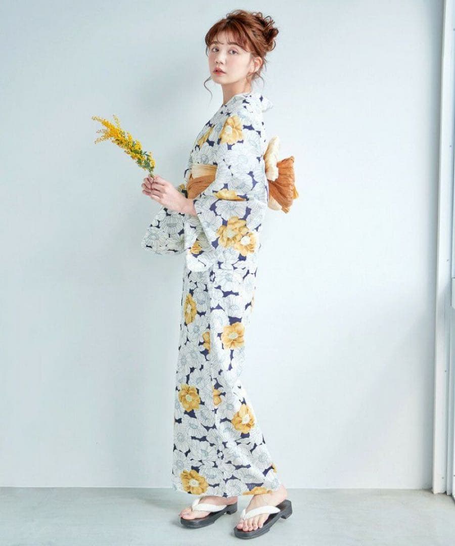 【新品・未開封】Dita 浴衣 5点セット 夏の京重ね レトロ浴衣