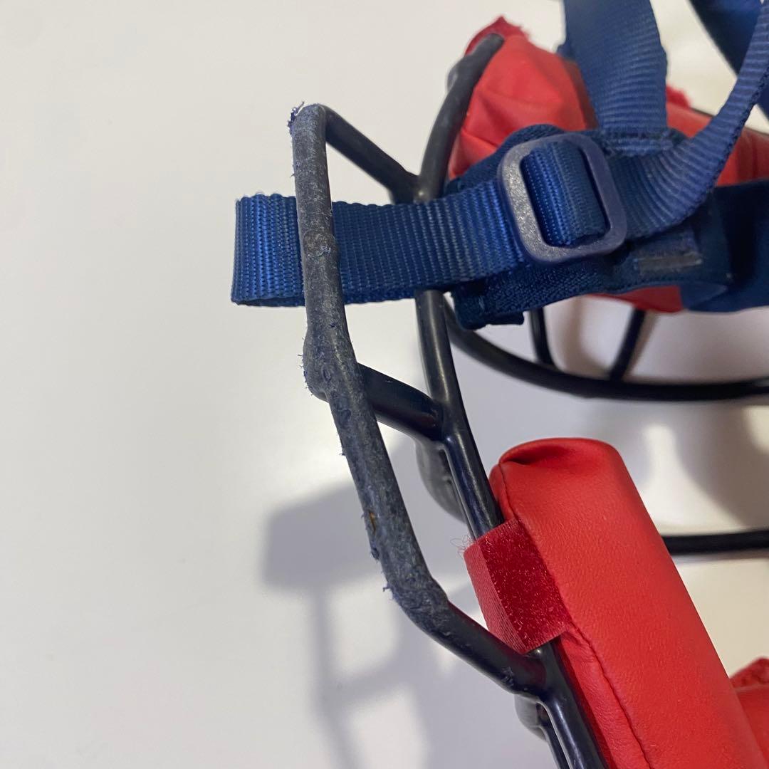 ミズノプロ ソフトボール キャッチャー防具 ネイビー マスク