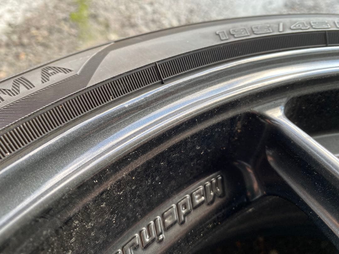 WedsSport TC105X 16×7J +43 タイヤ付(前後サイズ違い)