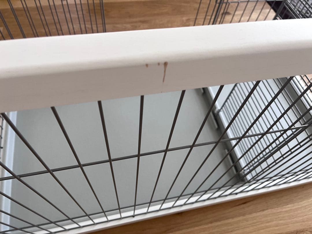 【美品】トイレのしつけができるドックルームサークル・折りたたみペットケージ