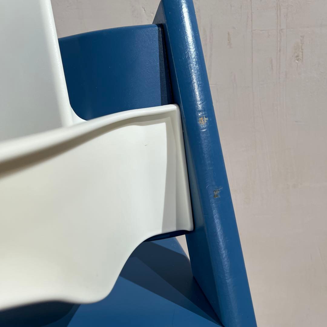 ストッケ　トリップ トラップ　ブルー　　+ベビーセット　+おまけクッション