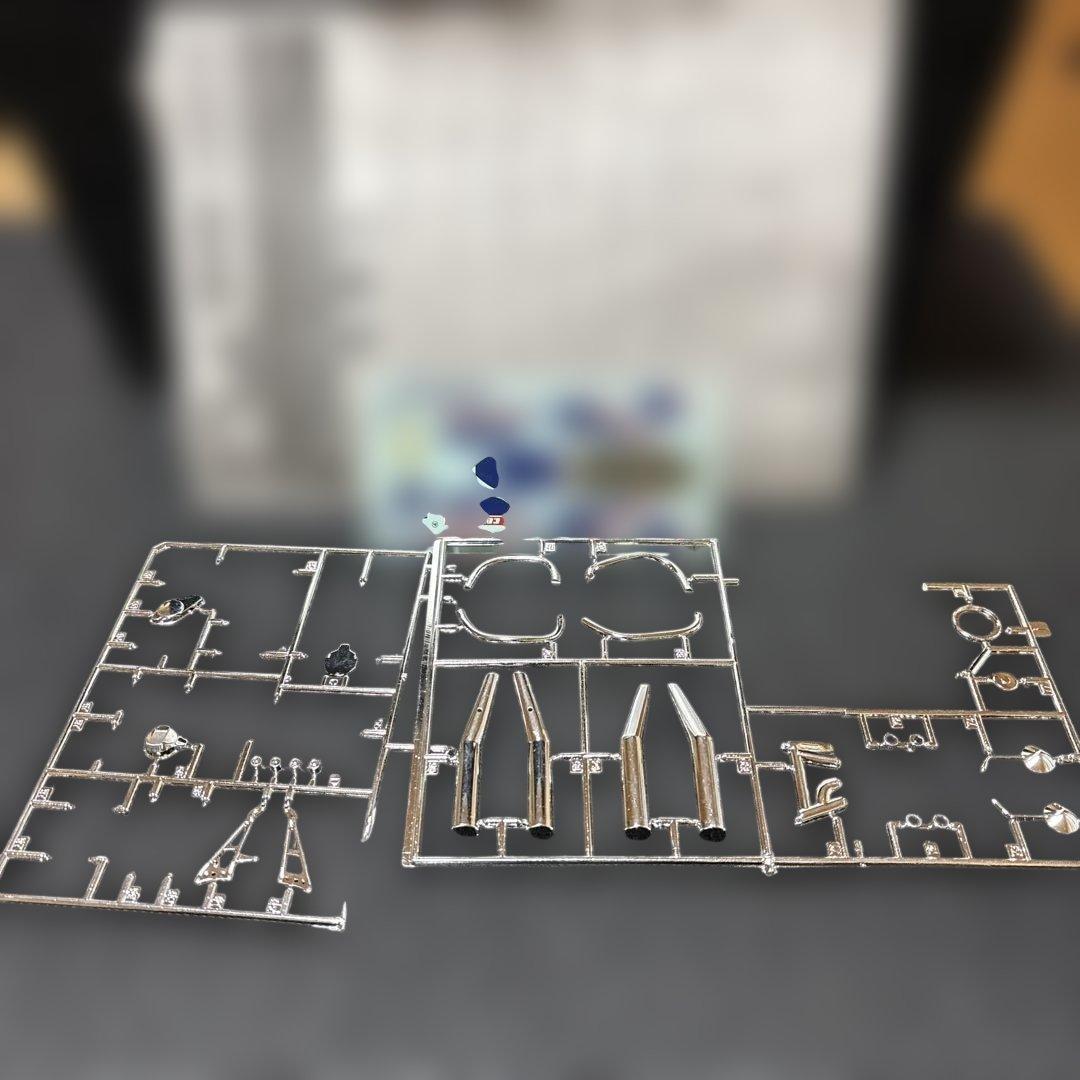 CBX400F プラモデル制作途中