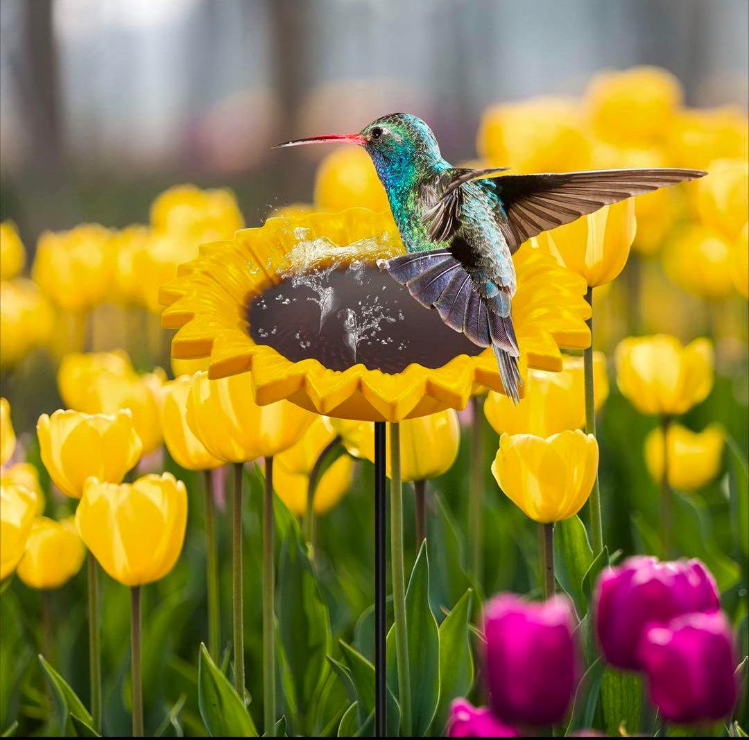 105★アイアン スタンド 小鳥 水浴び オブジェ 餌入れ バードフィーダー