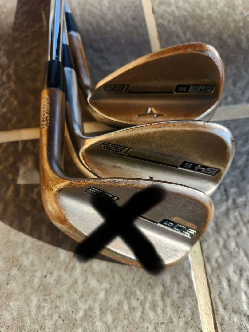 ミズノ　t22 ウェッジ54 58 2本セット ウェッジ　デニムカッパー