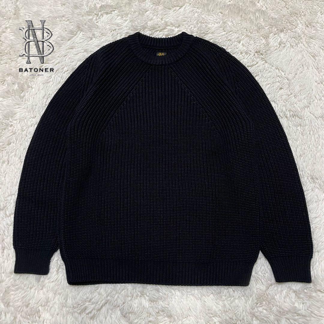 ⭐️美品⭐️バトナー シグネチャー ウール ニット ブラック サイズ2 Mサイズ