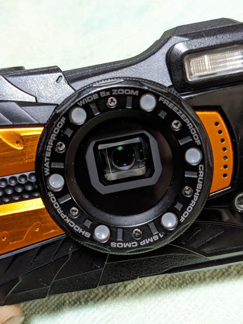 リコー　WG-70.防水デジタルカメラ。