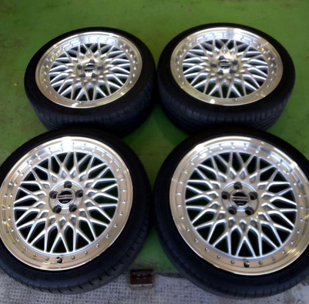 50プリウスホイール 18インチ シュタイナー PCD100 5穴