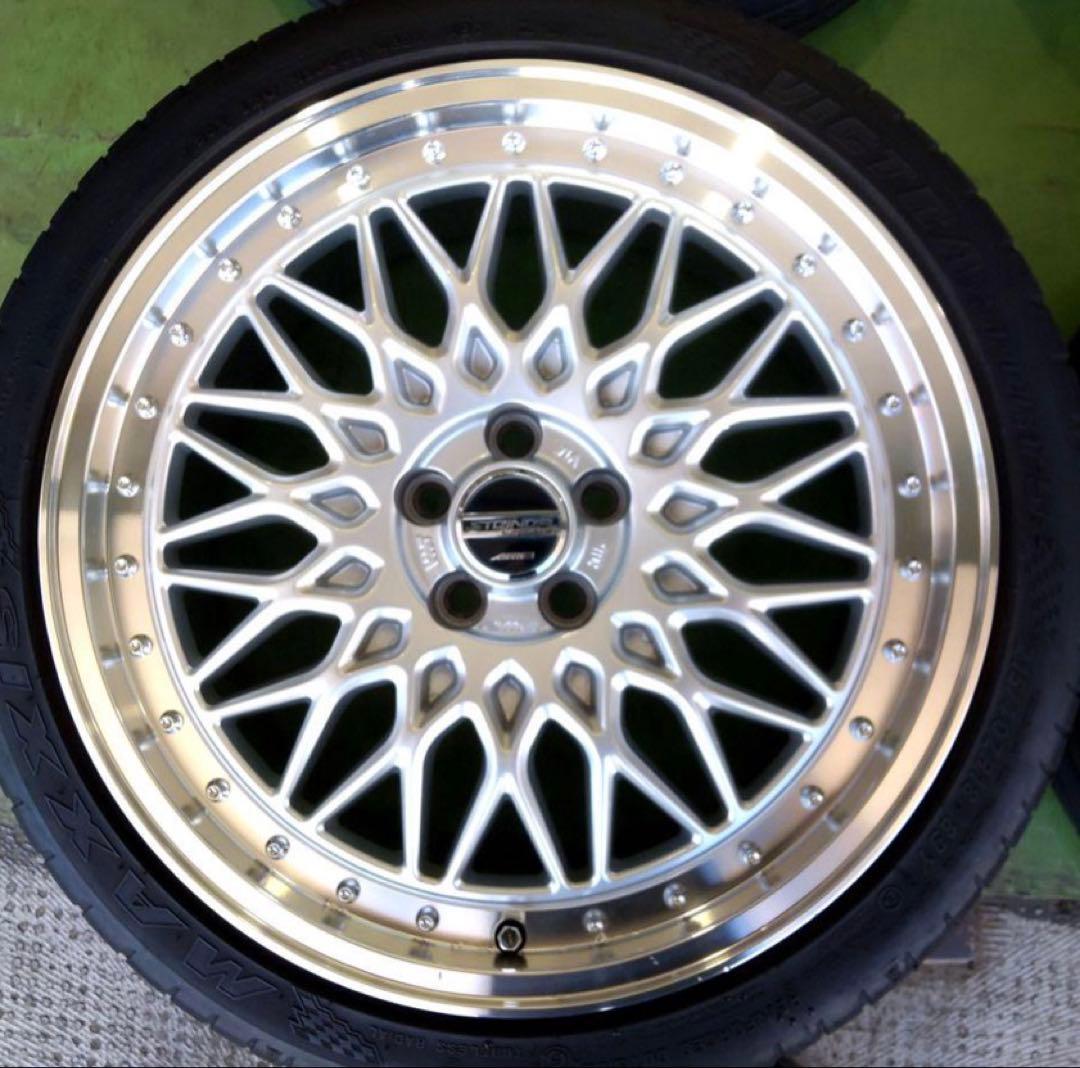 50プリウスホイール 18インチ シュタイナー PCD100 5穴