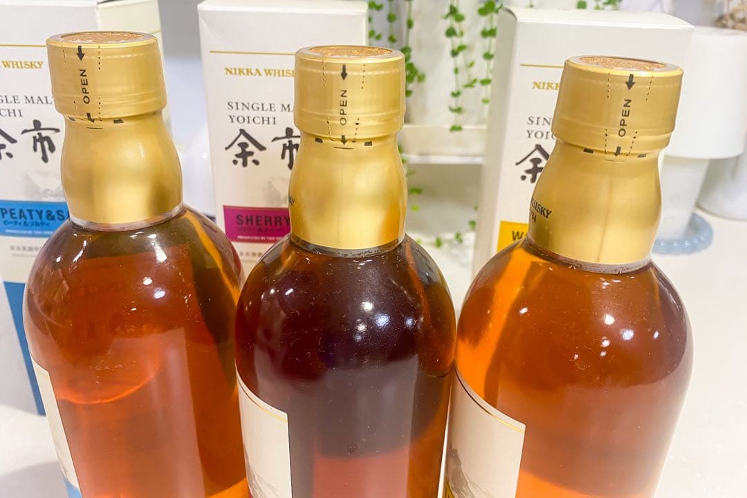 ニッカウヰスキー余市蒸溜所限定シングルモルト500ml3本セット