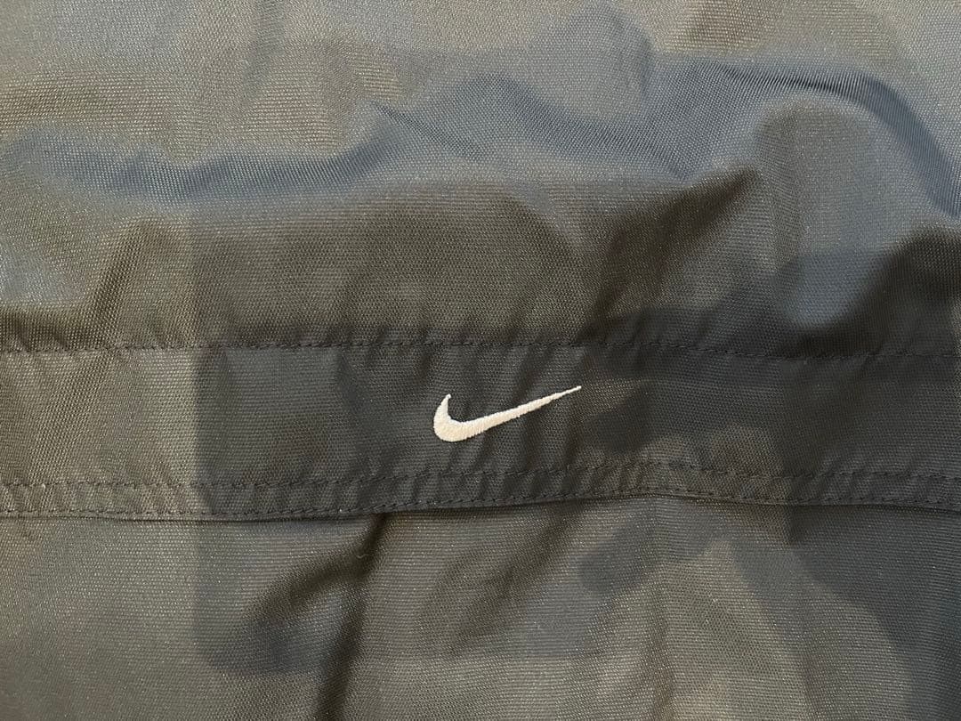 90s Nike 銀タグ フード付きナイロンジャケット XL ブラック