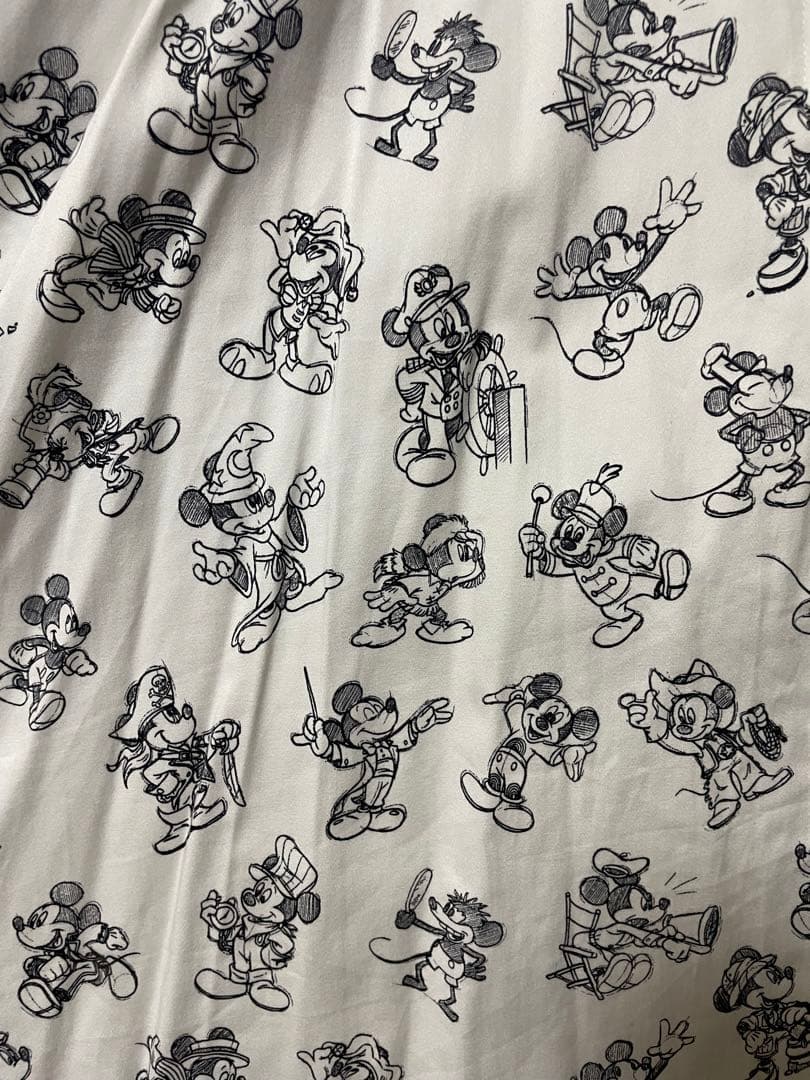 ディズニー ドレスショップ ミッキーマウスプリントノースリーブワンピース