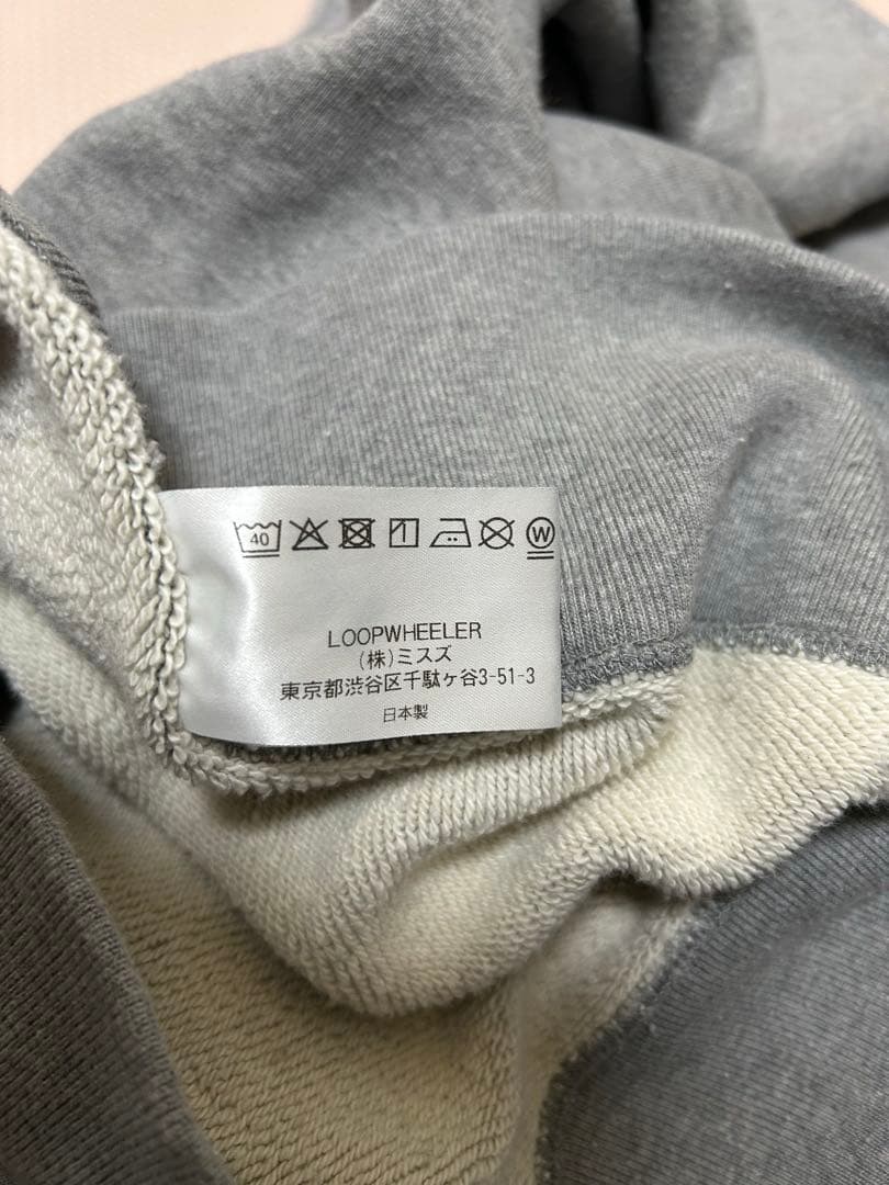 ループウィラー 丸胴吊り編みクルースウェット LW01