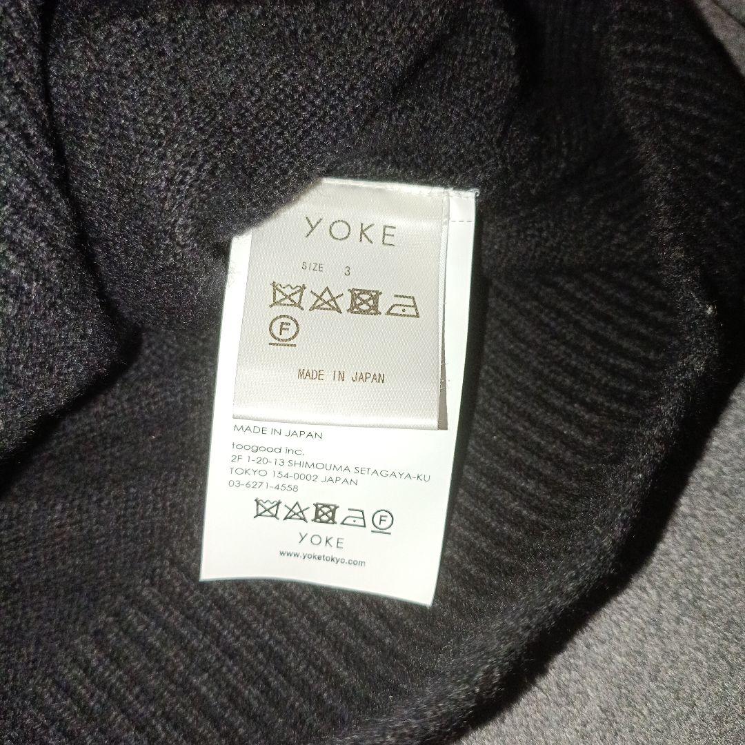 最安値 ヨーク 24FW PAINTED ELBOW PATCH SWEATER