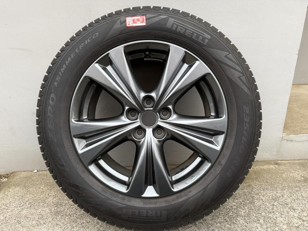 CX60/CX80純正18インチアルミホイール　スタッドレスタイヤセット