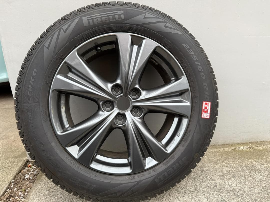 CX60/CX80純正18インチアルミホイール　スタッドレスタイヤセット