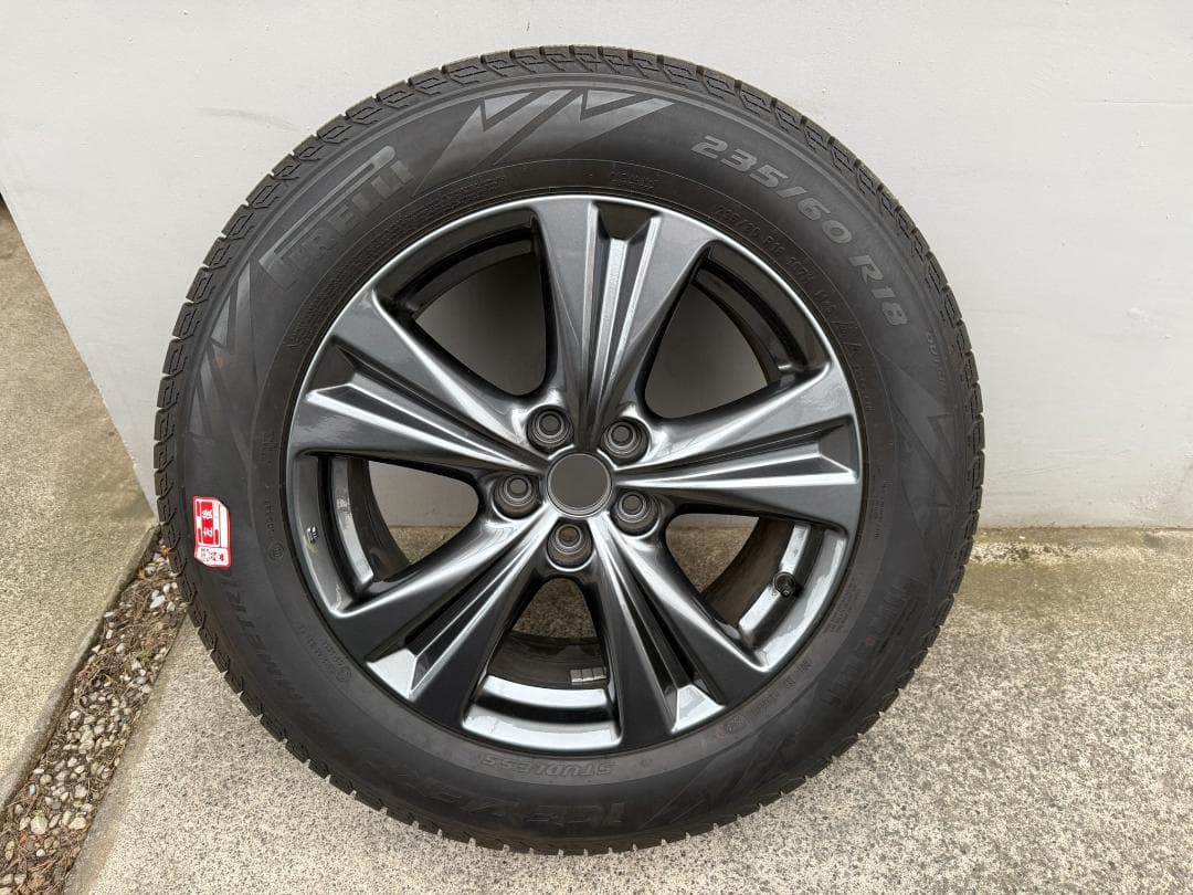 CX60/CX80純正18インチアルミホイール　スタッドレスタイヤセット