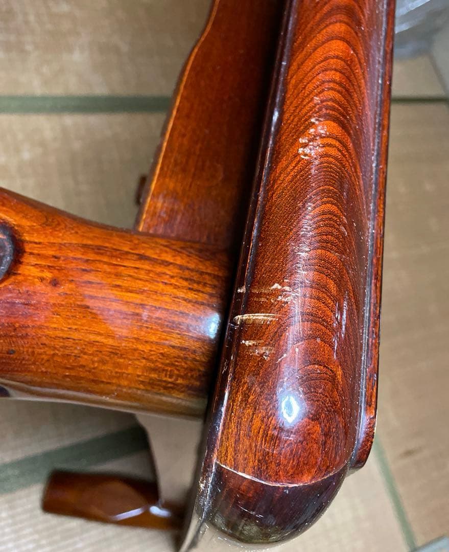 頑丈な座卓₊⁎ 昭和　レトロ　木製　ブラウン　和風テーブル