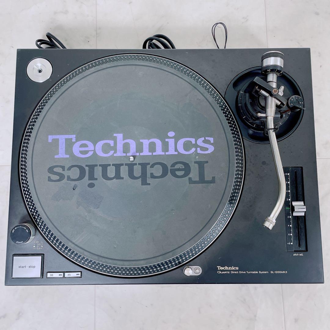 テクニクス　ターンテーブル　SL-1200MK3 音響　ブラック　N1047