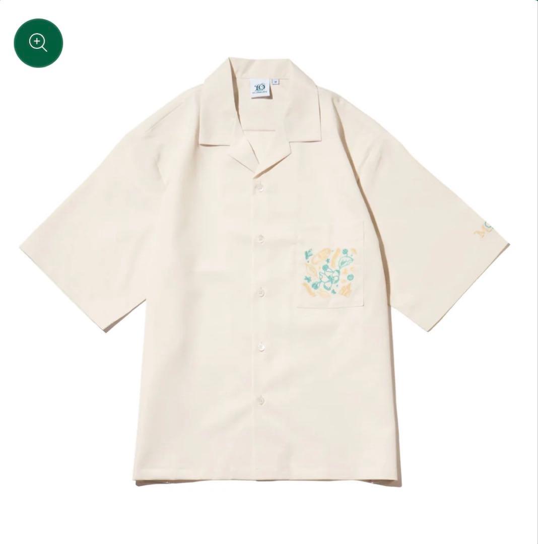 Mrs.GREEN APPLE オープンカラーシャツ オフホワイト (Lサイズ)