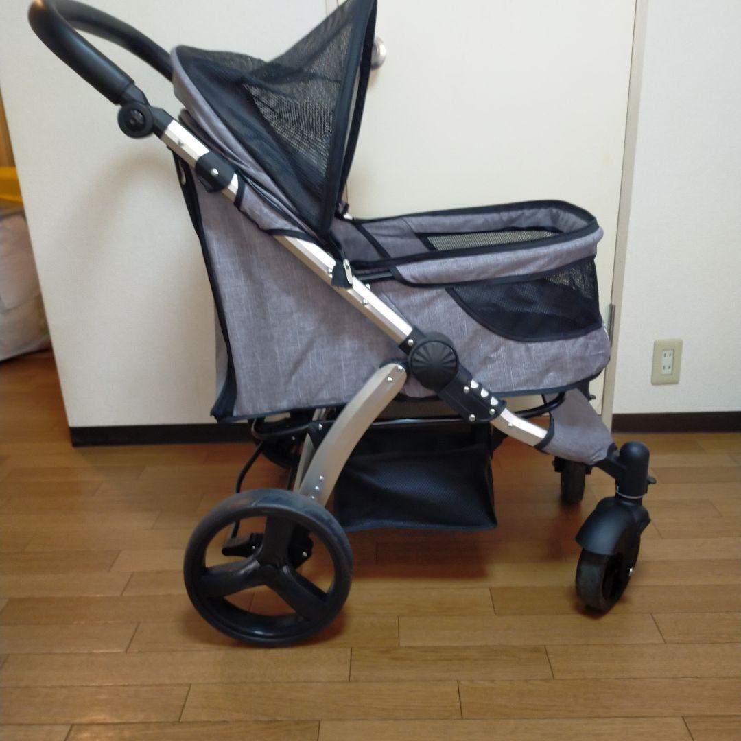 DOT ペットカート グレー