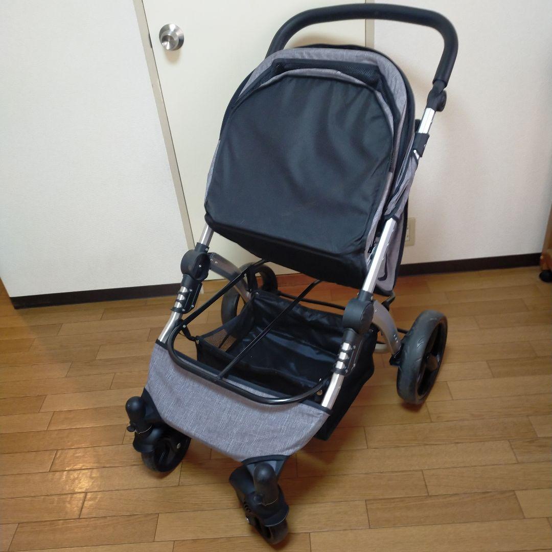 DOT ペットカート グレー