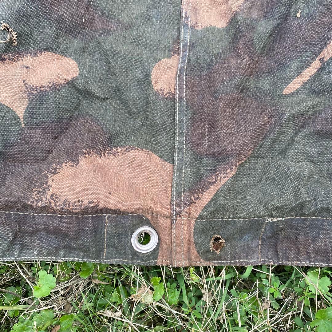 ハンガリー軍　軍幕　ポンチョ　１枚④　 迷彩　ハリケーンカモ　 ミリタリー