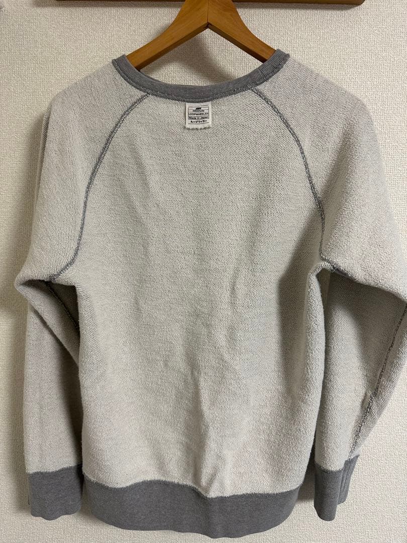 ループウィラー　LW01 丸胴吊り編みクルースウェット　グレー