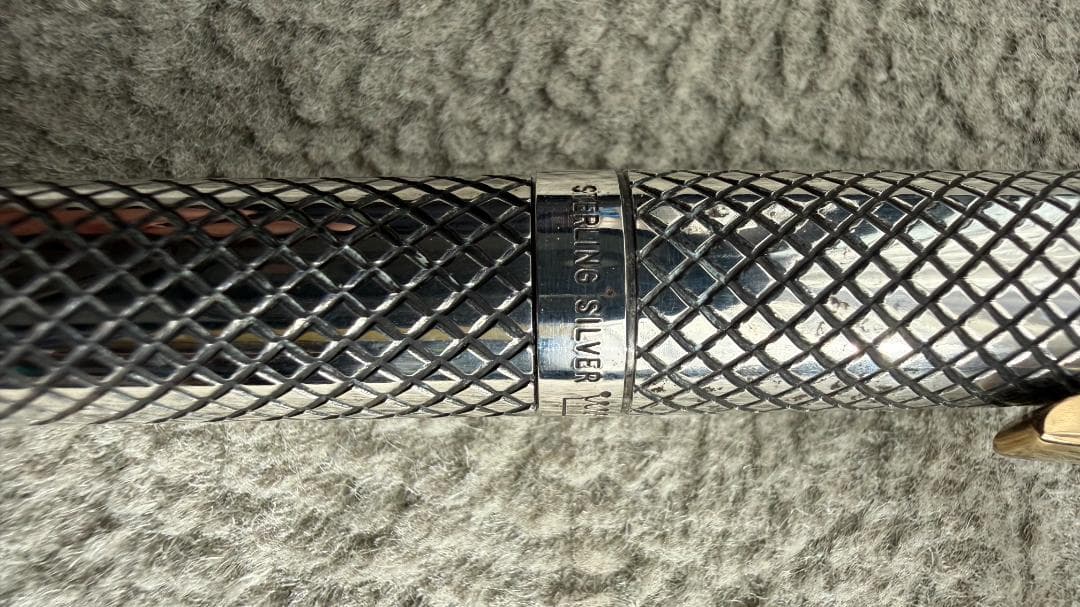 シェーファー万年筆　インペリアル　スターリングシルバー【タッチダウン式】