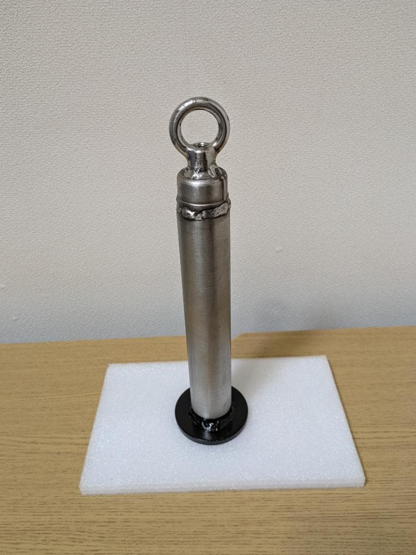 ５０ミリプレートホルダー　長さを指定して下さい　ステンレス