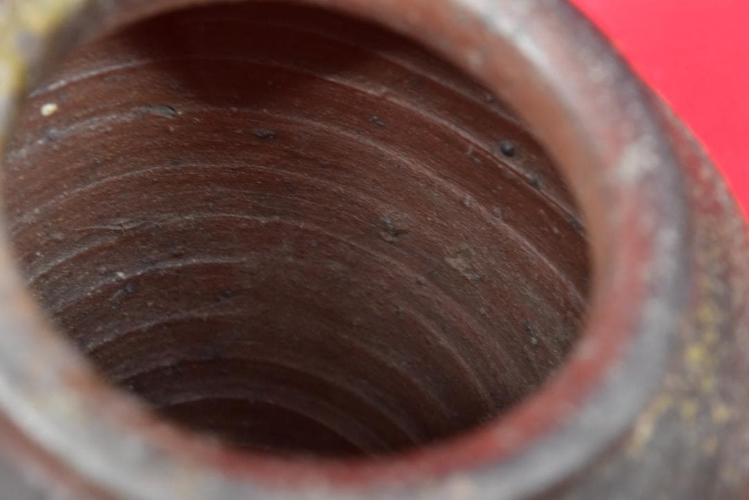 【桃山時代保証】古備前壷/焼物/重量2,7kg/掛軸/名家伝来/AB-47