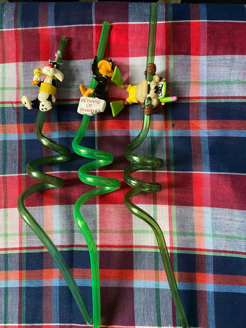 レア　ルーニー・テューンズ ストロー　3本セット アメトイ　バラ売り不可