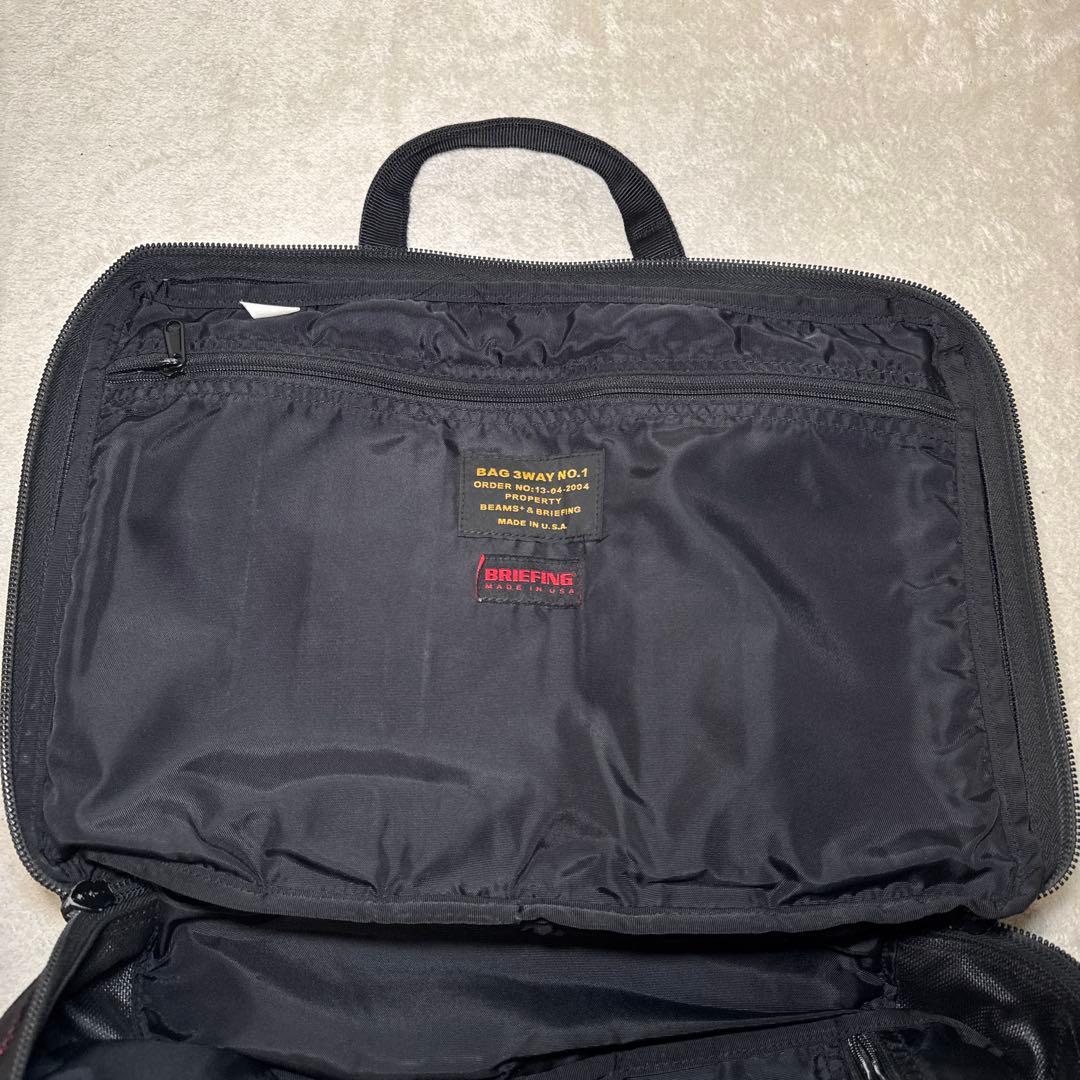 77 ブリーフィング　ビームスプラス　ビジネスバッグ　3way ブラック